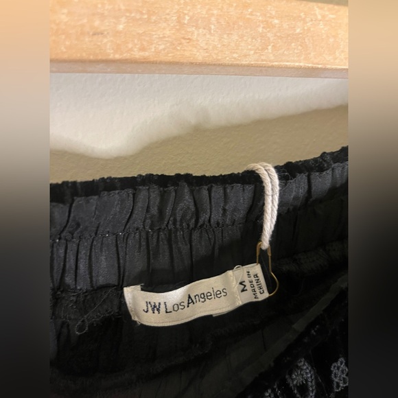 NWT Johnny Was Black Velvet Skirt - Picture 3 of 5